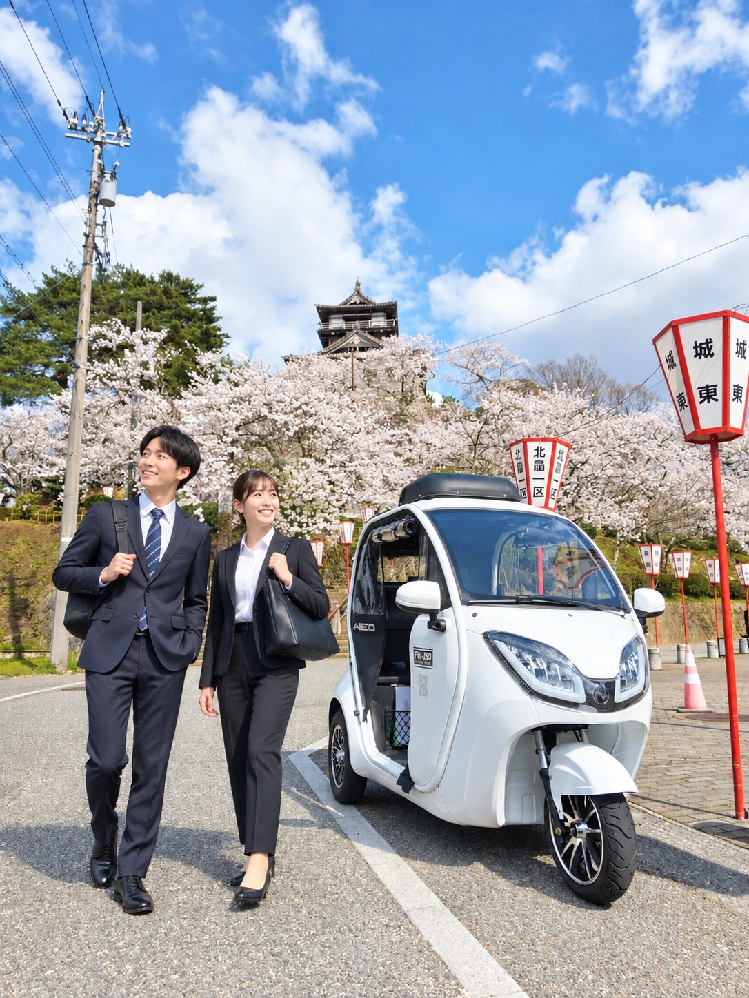 春の観光に革命！電動トゥクトゥクで軽快に移動しよう